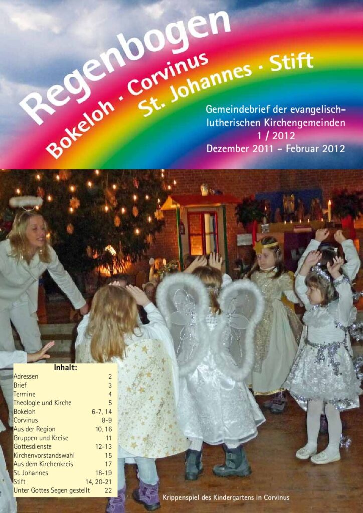 Regenbogen Ausgabe 1/2012