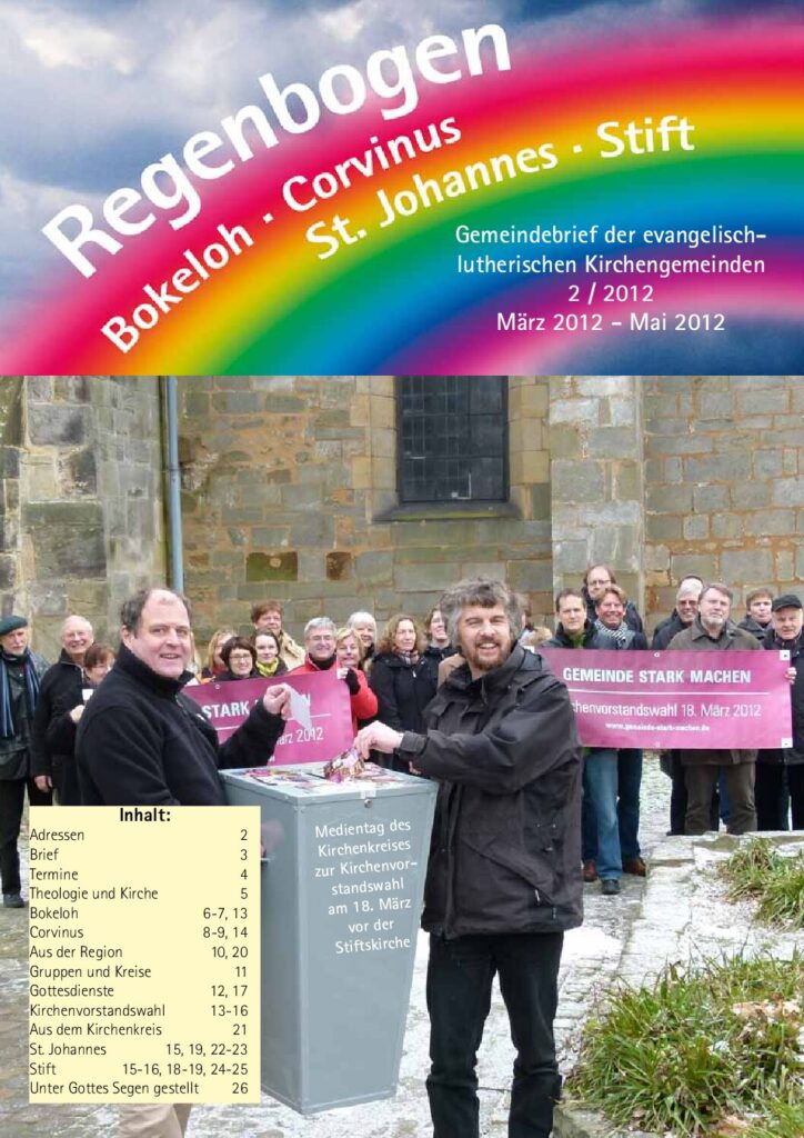 Regenbogen Ausgabe 2/2012