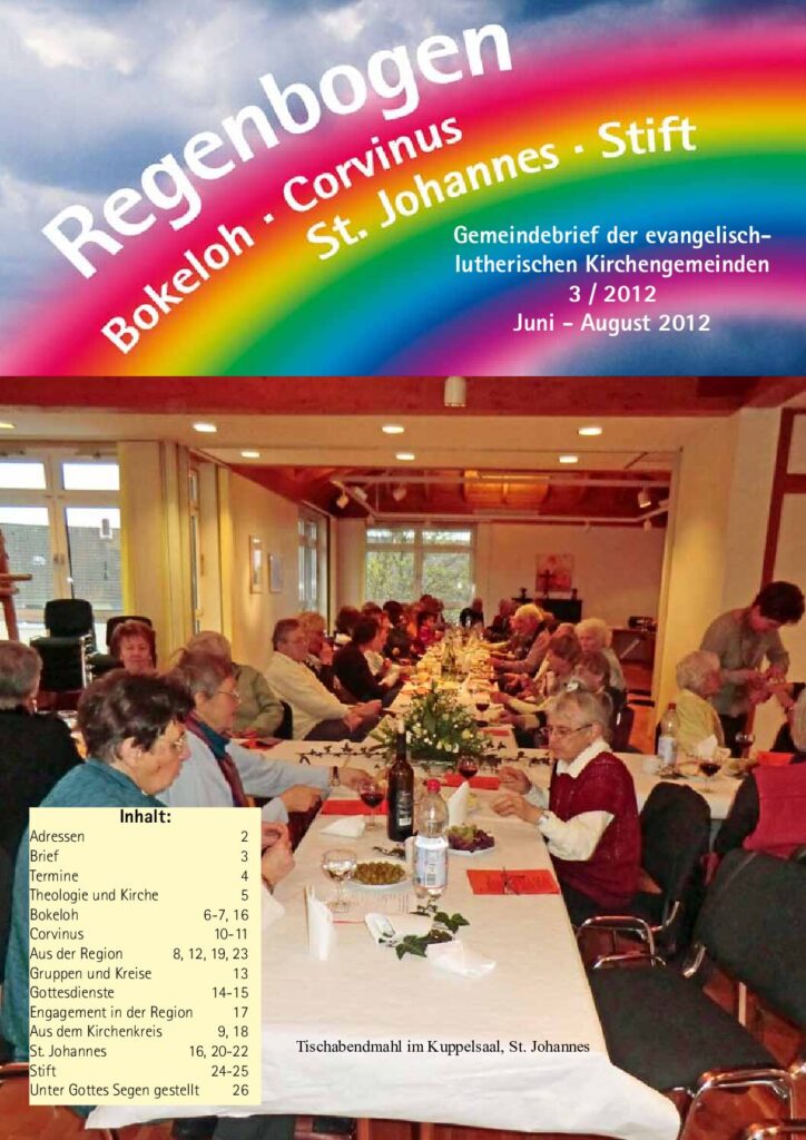 Regenbogen Ausgabe 3/2012