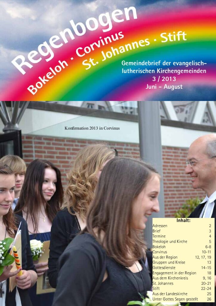 Regenbogen Ausgabe 3/2013