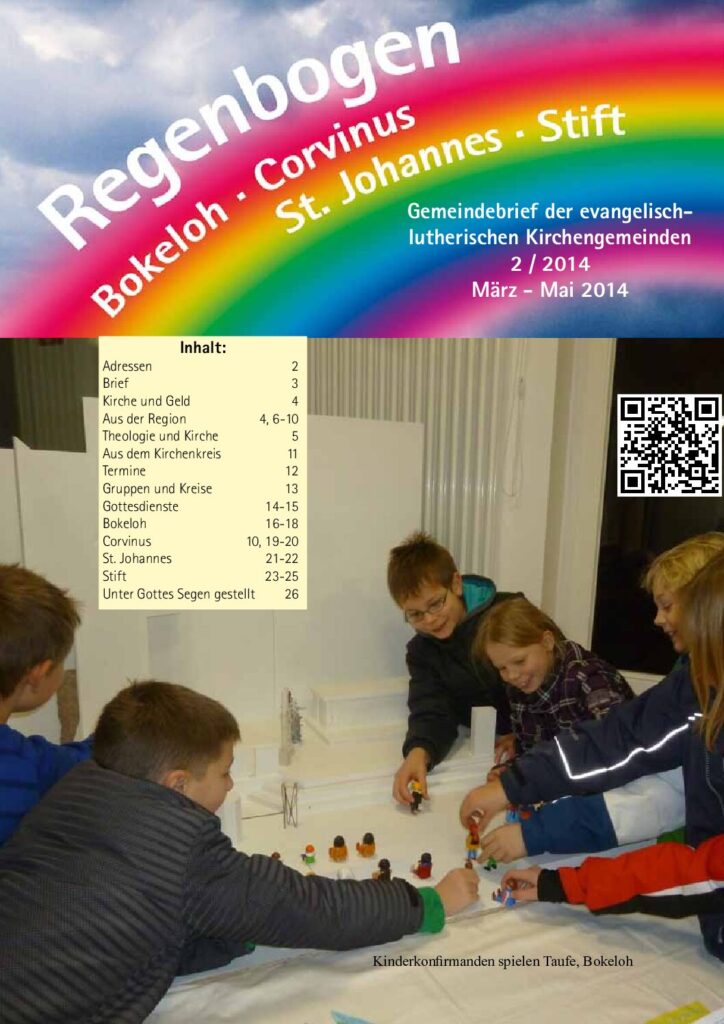 Regenbogen Ausgabe 2/2014