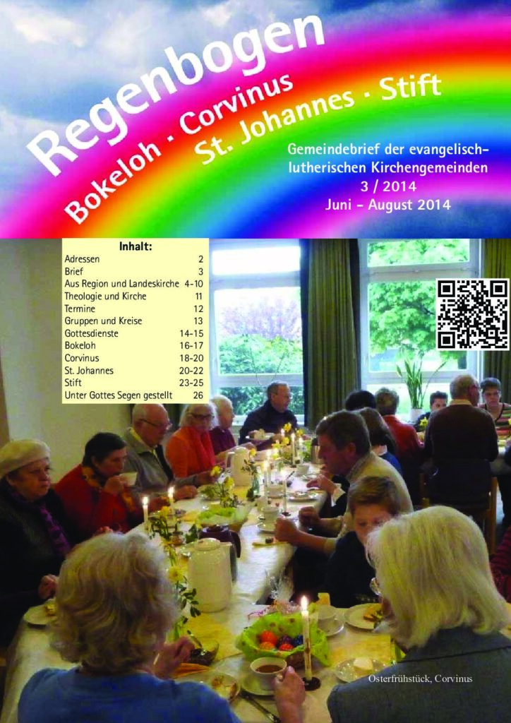 Regenbogen Ausgabe 3/2014