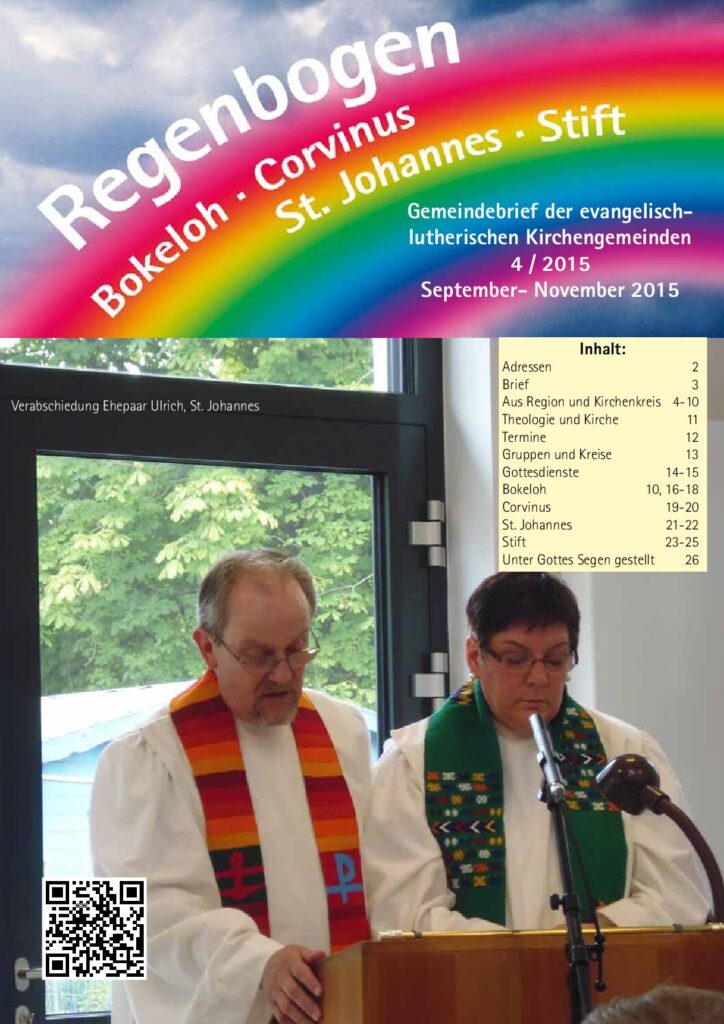 Regenbogen Ausgabe 4/2015