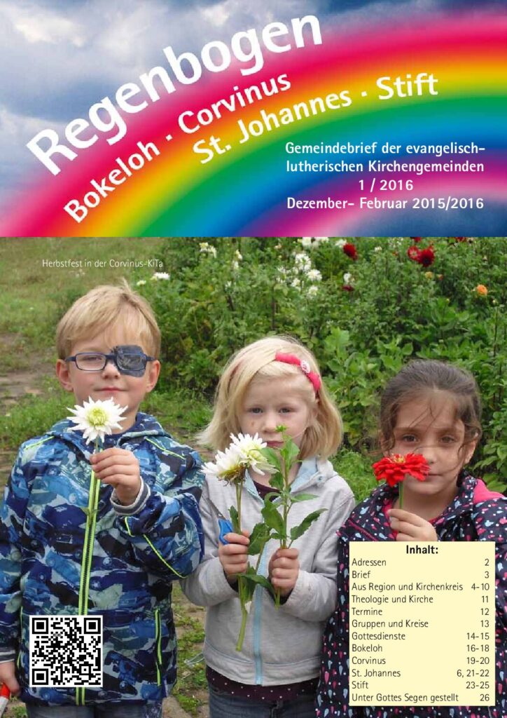 Regenbogen Ausgabe 1/2016