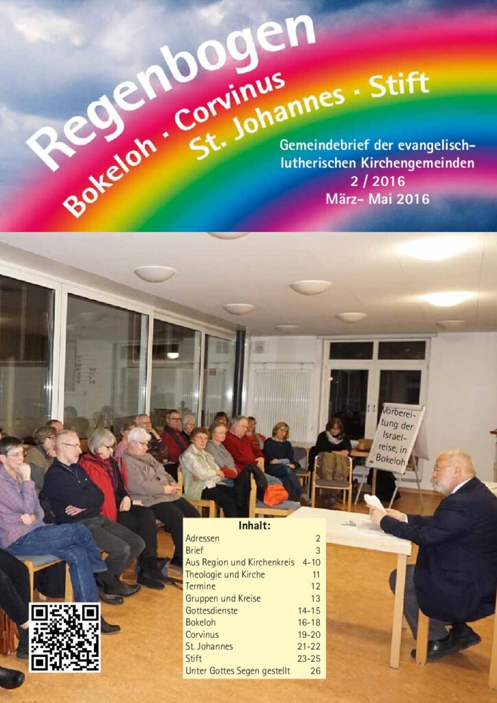 Regenbogen Ausgabe 2/2016