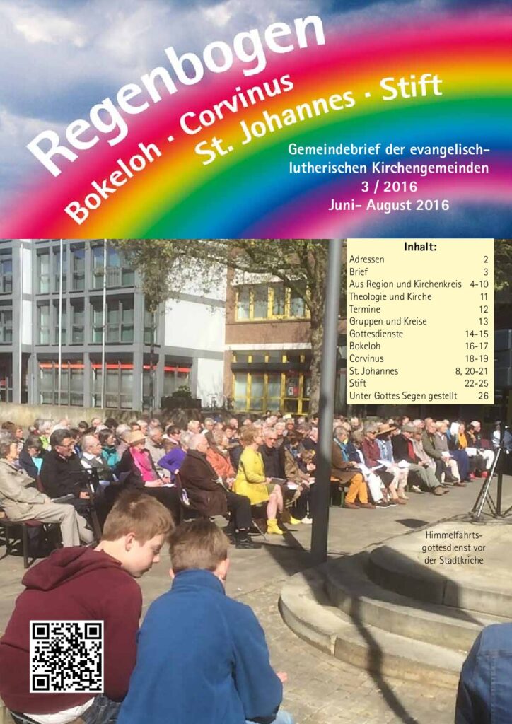 Regenbogen Ausgabe 3/2016