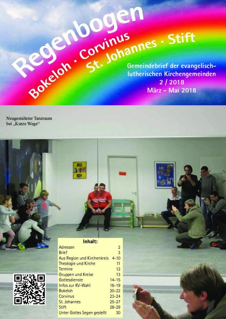 Regenbogen Ausgabe 2/2018