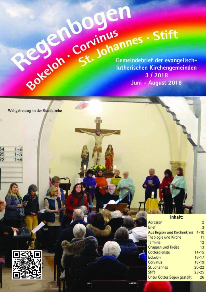 Regenbogen Ausgabe 3/2018