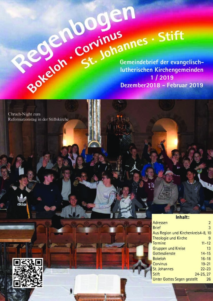 Regenbogen Ausgabe 1/2019